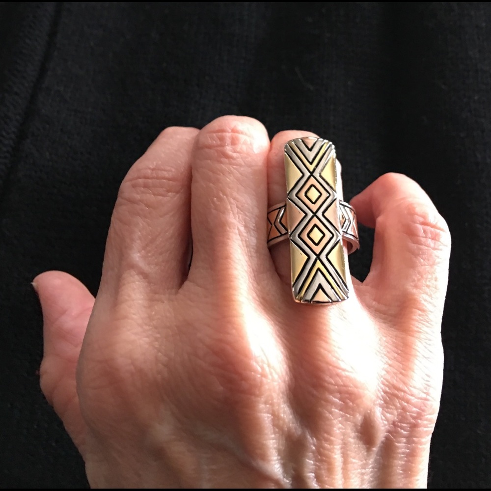 House of Harlow 1960 Tribal Ring
